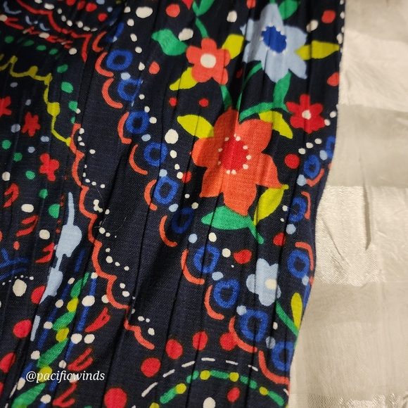 ALFRED DUNNER BOHEMIAN BLAZER JACKET WOMEN'S'S SZ 10 BLUE RED PRINT OPEN FRONT ☆ - Picture 7 of 12